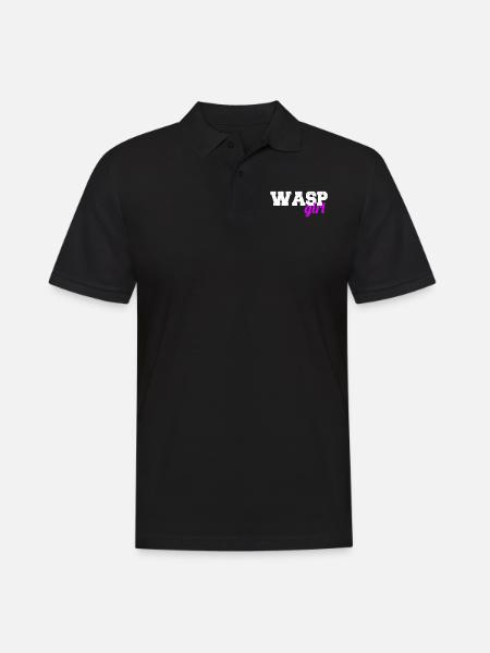 Wasp girl - Men's Polo Shirt - black