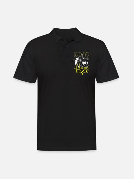 Hoopdance Health Dance - Men's Polo Shirt - black