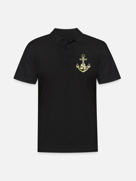 Anchor Gold Harbour - Men's Polo Shirt - black