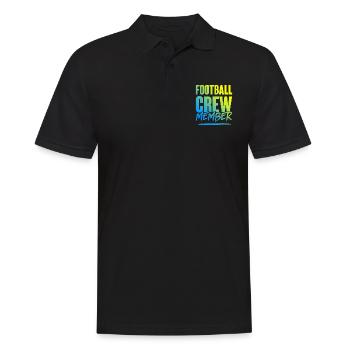 Équipe de football - Polo Homme - noir - Devant - Kai (181cm)
