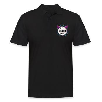 Thailand Crew Tropisch - Männer Poloshirt - Schwarz - Vorne - Kai (181cm)