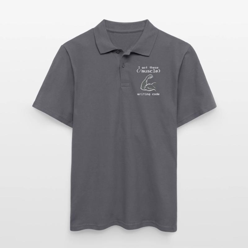 J’ai eu ces codeurs de programmeur de code d’écriture musculaire Polo Homme