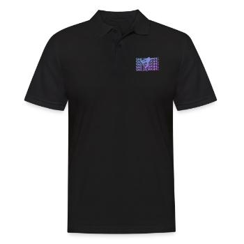 Retro Vintage Classic Snowboarding Snowboard - Männer Poloshirt - Schwarz - Vorne - Kai (181cm)
