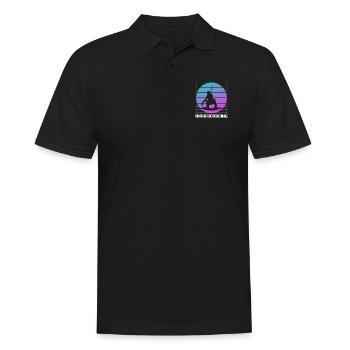 Rétro Vintage Classic Longborading Wakeboard - Polo Homme - noir - Devant - Kai (181cm)