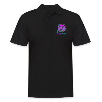 Retro Vintage Classic Carpenter Carpentry - Männer Poloshirt - Schwarz - Vorne - Kai (181cm)