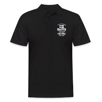 J'ai Juste Besoin D'Aller En Finlande Vacances - Polo Homme - noir - Devant - Kai (181cm)
