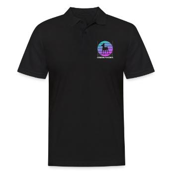 Retro German Pinscher Dog Lover - Men's Polo Shirt - black - Front - Kai (181cm)