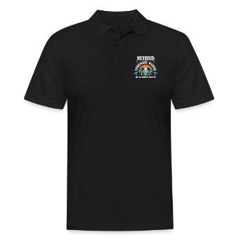 L’infirmière médico-légale à la retraite n’est plus mon problème - Polo Homme - noir - Devant - Kai (181cm)