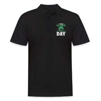 J’ai mis mon jeu en pause C’est la Saint-Patrick Vidéo - Polo Homme - noir - Devant - Kai (181cm)