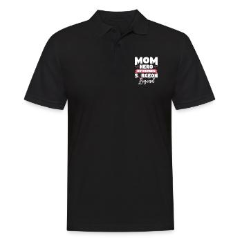 Mom Hero Orthopedic Surgeon Legend Orthopedist - Men's Polo Shirt - black - Front - Kai (181cm)