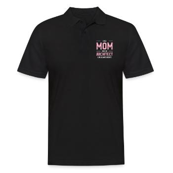Ich bin die verrückte Reha-Krankenschwester, die dich vor RN gewarnt hat - Männer Poloshirt - Schwarz - Vorne - Kai (181cm)