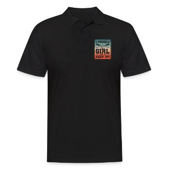Je rame comme une fille pour essayer de suivre le bateau dragon - Polo Homme - noir - Devant - Kai (181cm)