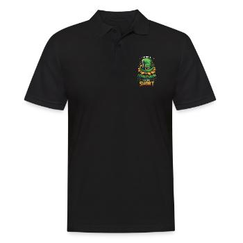 Ich bin kein Kobold, ich bin nur ein kleiner St. Patricks - Männer Poloshirt - Schwarz - Vorne - Kai (181cm)