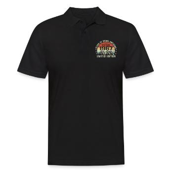 Gift to Celebrate Your Birth Year 1967 - Men's Polo Shirt - black - Front - Kai (181cm)