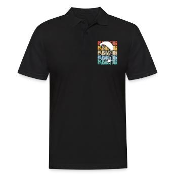 Paramoteur Paramoteur - Polo Homme - noir - Devant - Kai (181cm)
