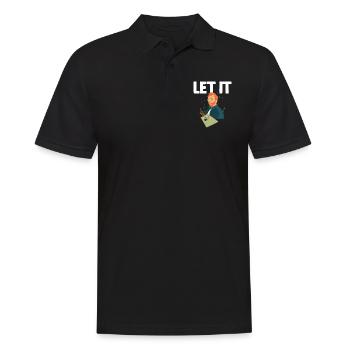 Let It Gogh - Men's Polo Shirt - black - Front - Kai (181cm)
