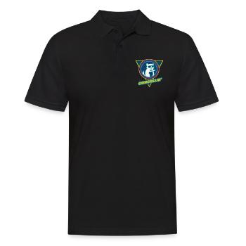 Chinchilla lustiges Entspannen Nagetiere - Männer Poloshirt - Schwarz - Vorne - Kai (181cm)
