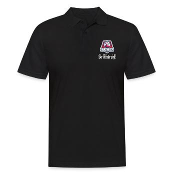 Ruhe Der Meister wirft Happens Bowling kegeln - Männer Poloshirt - Schwarz - Vorne - Kai (181cm)