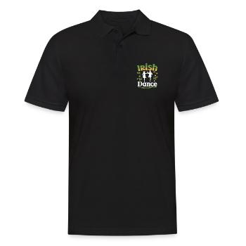 Irish Dance claquettes pour danseurs de claquettes - Polo Homme - noir - Devant - Kai (181cm)