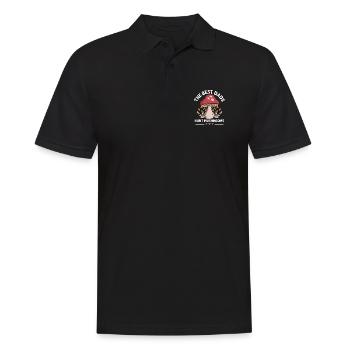 The Best Dads Hunt Mushrooms Pilzjagd für - Männer Poloshirt - Schwarz - Vorne - Kai (181cm)