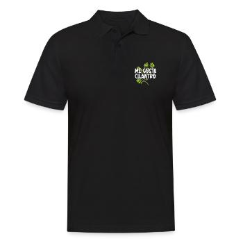 Me Gusta Cilantro Coriander Love - Men's Polo Shirt - black - Front - Kai (181cm)