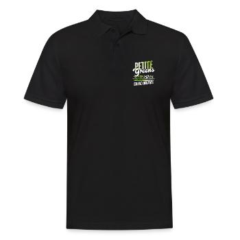 Petite Greens Grand Dreams Jardinage Micro-pousses - Polo Homme - noir - Devant - Kai (181cm)