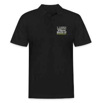Lawn Whisperer Maître du jardinage de la mowologie - Polo Homme - noir - Devant - Kai (181cm)