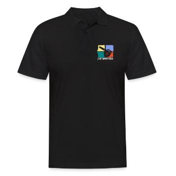 Leaf Whisperer Gartenarbeit Garten Laubbläser - Männer Poloshirt - Schwarz - Vorne - Kai (181cm)