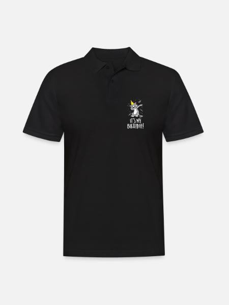 C'est mon anniversaire - Anniversaire et fête - Polo Homme - noir