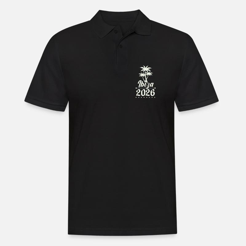 Silena delle palme di Ibiza 2026 - Polo da uomo - nero