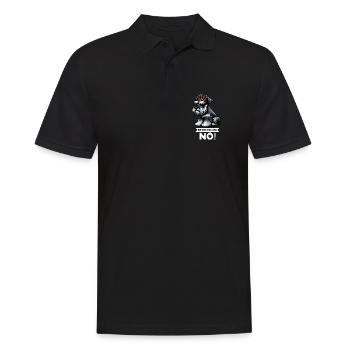 Avant que vous ne demandiez Schnauzer Riesenschnauzer - Polo Homme - noir - Devant - Kai (181cm)