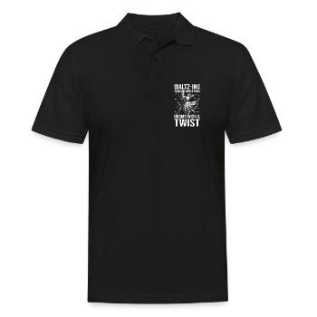Waltz-Ing Through Dance Puns Idioms With A Twist - Men's Polo Shirt - black - Front - Kai (181cm)