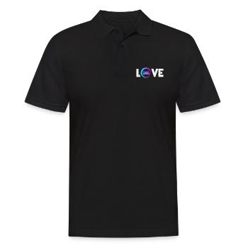 Sporty Hobby Leidenschaft Motorrad - Männer Poloshirt - Schwarz - Vorne - Kai (181cm)