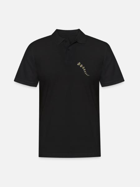 Viele Bienen - Rettet die Bienen - Männer Poloshirt - Schwarz