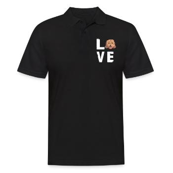 Amour Cockapoo Dog - Polo Homme - noir - Devant - Kai (181cm)