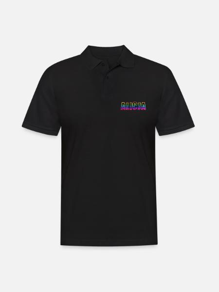 alicja rs rainbow - Men's Polo Shirt - black