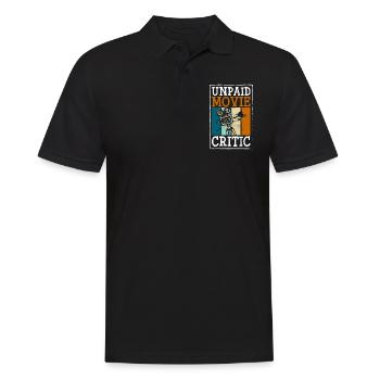 cinéphile acteur flap Hollywood - Polo Homme - noir - Devant - Kai (181cm)