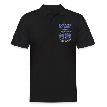 Constellation de naissance du zodiaque des Gémeaux - Polo Homme - noir - Devant - Kai (181cm)