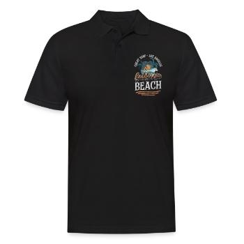 Excursion d’été en mer et en mer - Polo Homme - noir - Devant - Kai (181cm)