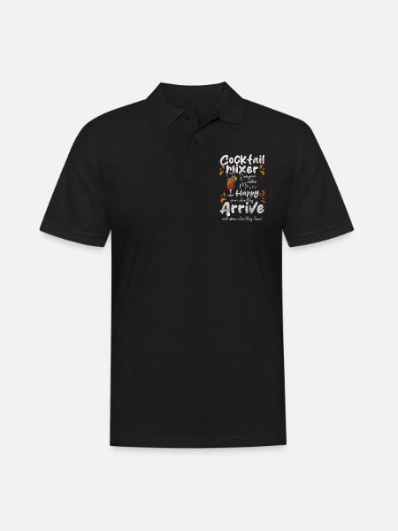 Blender Alcohol Drink - Men's Polo Shirt - black