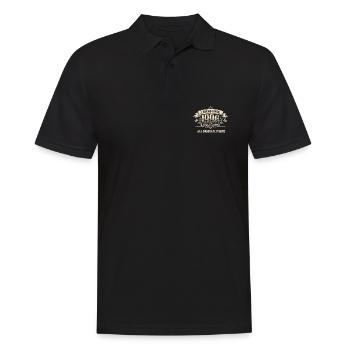 Retro Vintage Legend Since 1996 All Original Parts - Männer Poloshirt - Schwarz - Vorne - Kai (181cm)