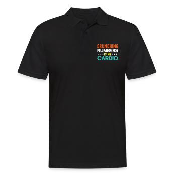 Buchhalter Geschenk Beruf Finanzen Steuerberater - Männer Poloshirt - Schwarz - Vorne - Kai (181cm)