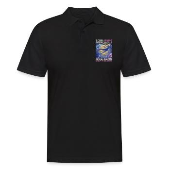 Cadeau de plongée sous-marine Plongeur sous-marin - Polo Homme - noir - Devant - Kai (181cm)