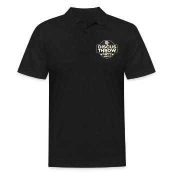 Discus Throw Discus Thrower Cadeau - Polo Homme - noir - Devant - Kai (181cm)