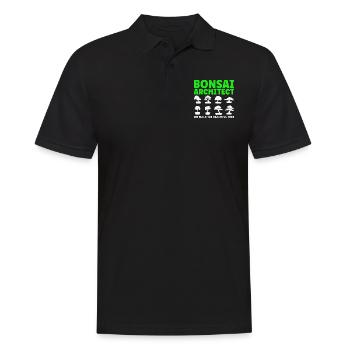 Bonsai Tree Gift Japan Bonsai Garden - Men's Polo Shirt - black - Front - Kai (181cm)