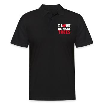 Bonsai Tree Gift Japan Bonsai Garden - Men's Polo Shirt - black - Front - Kai (181cm)