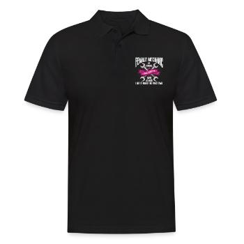 Mécanicien Cadeau Mécanicien - Polo Homme - noir - Devant - Kai (181cm)