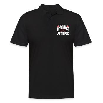 Optometrist Optiker Optometrie - Männer Poloshirt - Schwarz - Vorne - Kai (181cm)