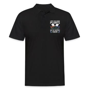 Gartenbau LandschaftsbauGarten Gärtner - Männer Poloshirt - Schwarz - Vorne - Kai (181cm)