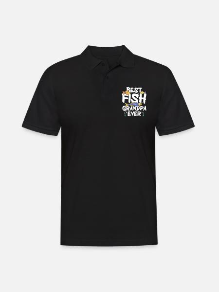 Aquarium Fish Tank Aquarist - Men's Polo Shirt - black